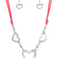 Fashionable Flirt - Pink - Paparazzi Necklace Image