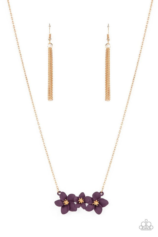 Petunia Picnic - Purple - Paparazzi Necklace Image
