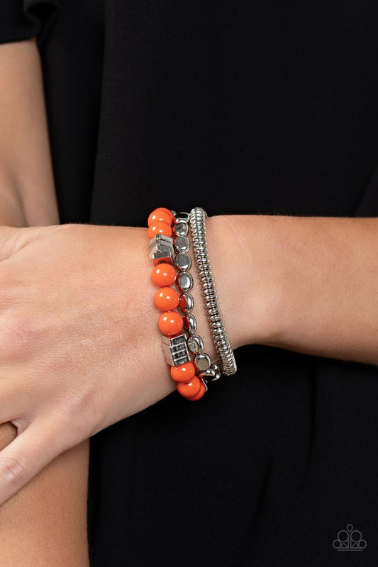 ​Tour de Tourist - Orange - Paparazzi Bracelet Image