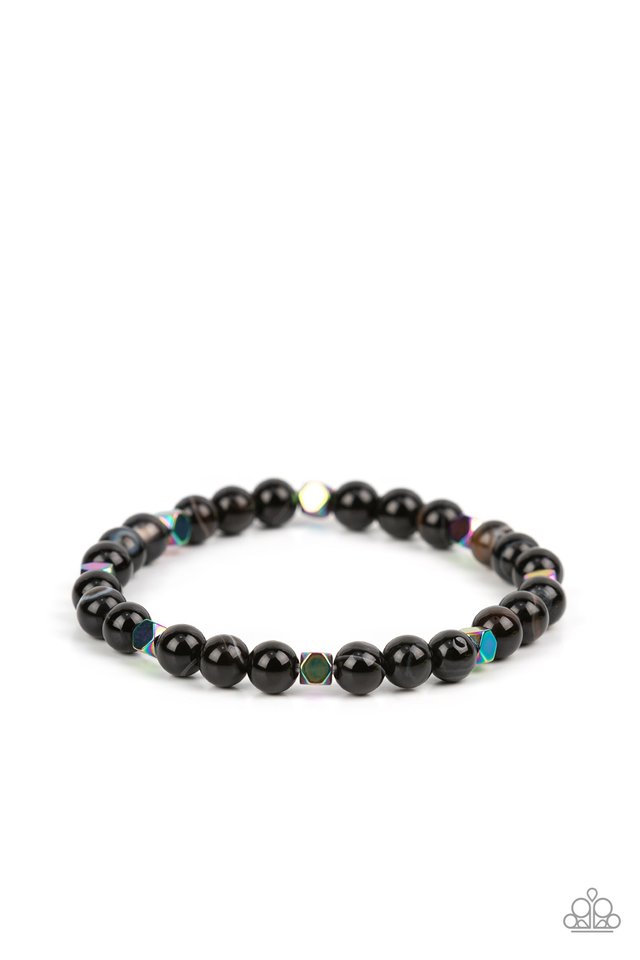 Interstellar Solitude - Black - Paparazzi Bracelet Image