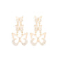 Flamboyant Flutter - Gold - Paparazzi Earring Image