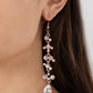 Wedding Day Dazzle - Copper - Paparazzi Earring Image
