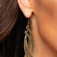 Twinkle for Two - Brass - Paparazzi Earring Image