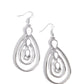 ​Sweat and TIERS - White - Paparazzi Earring Image