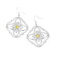 Treasure GROVE - Yellow - Paparazzi Earring Image