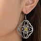 Treasure GROVE - Yellow - Paparazzi Earring Image