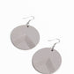 On the Edge of Edgy - Silver - Paparazzi Earring Image