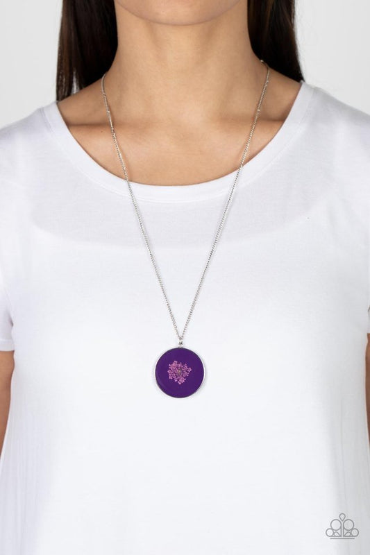 ​Prairie Picnic - Purple - Paparazzi Necklace Image