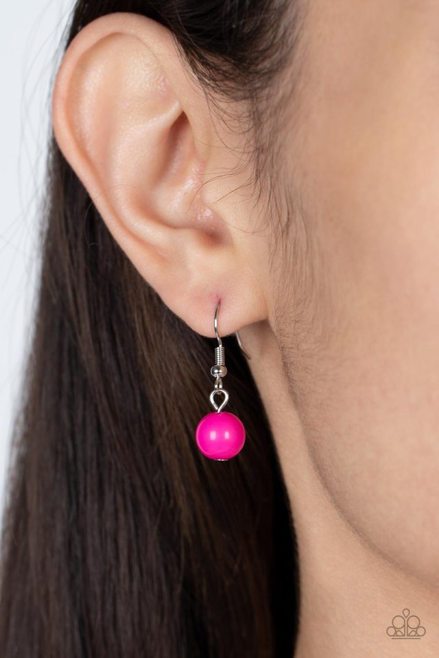 ​Bauble Bonanza - Pink - Paparazzi Necklace Image