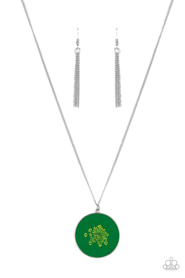 ​Prairie Picnic - Green - Paparazzi Necklace Image