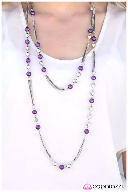 Paparazzi Necklace ~ Harmonious Dissonance - Purple
