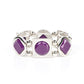 Asymmetrical A-Lister - Purple - Paparazzi Bracelet Image