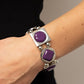 Asymmetrical A-Lister - Purple - Paparazzi Bracelet Image