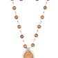 Soulful Sunrise - Brown - Paparazzi Necklace Image