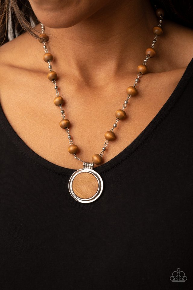 Soulful Sunrise - Brown - Paparazzi Necklace Image