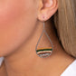 Mojave Mardi Gras - Green - Paparazzi Earring Image