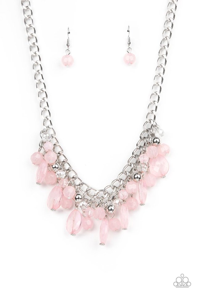 Beachside Dance - Pink - Paparazzi Necklace Image