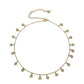 Chiming Charmer - Brass - Paparazzi Necklace Image