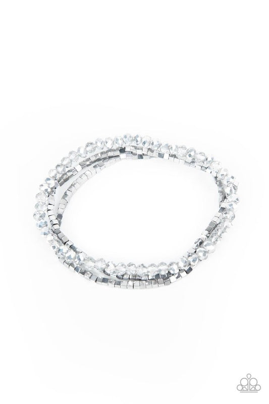 Just a Spritz - Silver - Paparazzi Bracelet Image