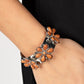 Desert Flower Patch - Brown - Paparazzi Bracelet Image