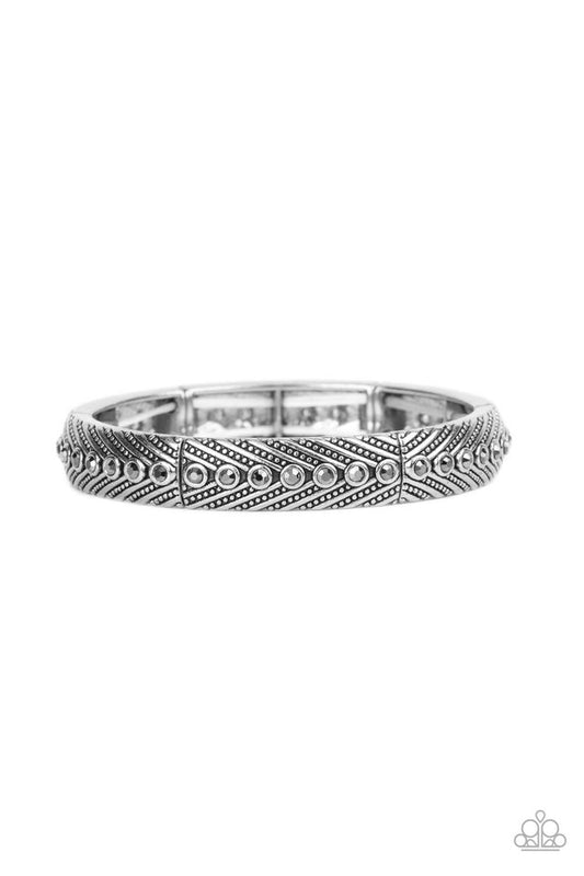 ​Risk-Taking Twinkle - Silver - Paparazzi Bracelet Image