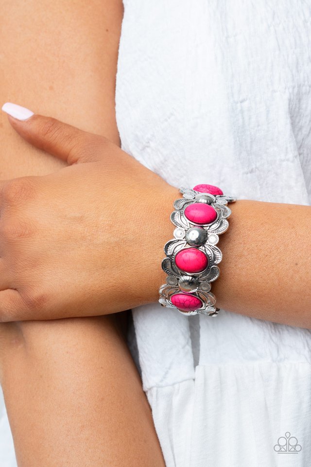 Sandstone Serenade - Pink - Paparazzi Bracelet Image