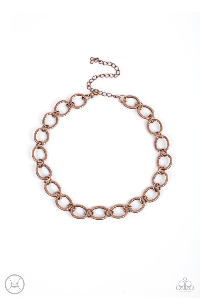 90s Nostalgia - Copper - Paparazzi Necklace Image