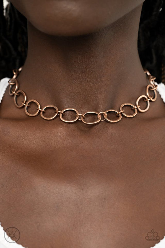 90s Nostalgia - Copper - Paparazzi Necklace Image