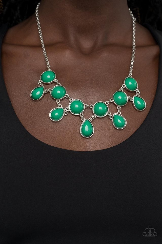 ​Very Valley Girl - Green - Paparazzi Necklace Image