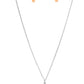 Gracefully Gemstone - Orange - Paparazzi Necklace Image