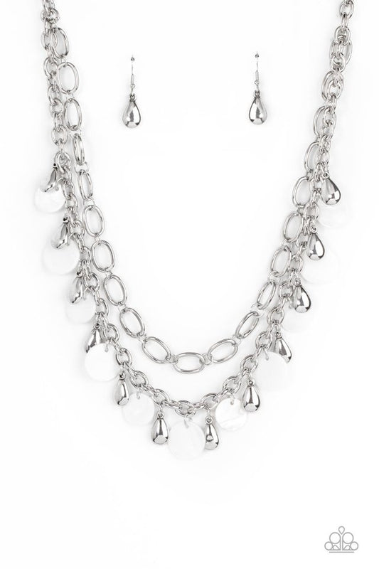 ​Beachfront Fabulous - White - Paparazzi Necklace Image