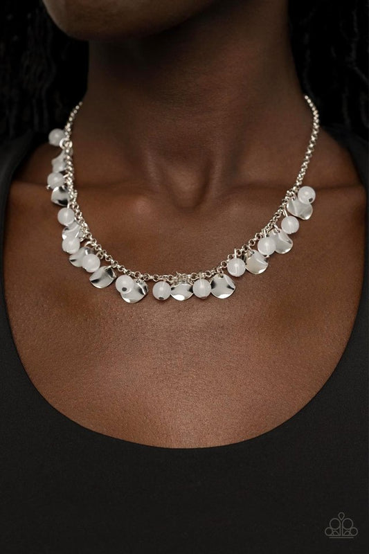 Having a Wonderful CHIME - White - Paparazzi Necklace Image