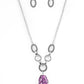 Mystical Mineral - Purple - Paparazzi Necklace Image