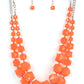 ​Summer Excursion - Orange - Paparazzi Necklace Image
