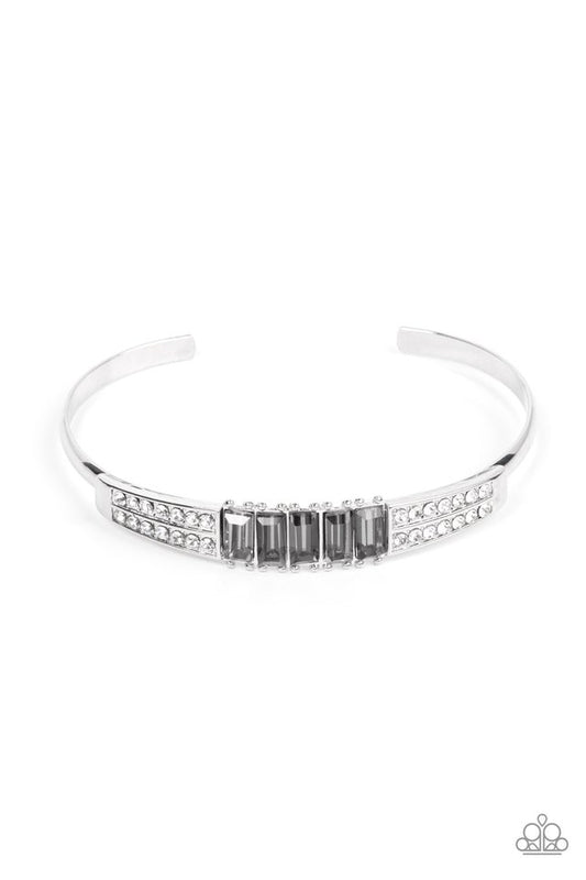 Spritzy Sparkle - Silver - Paparazzi Bracelet Image