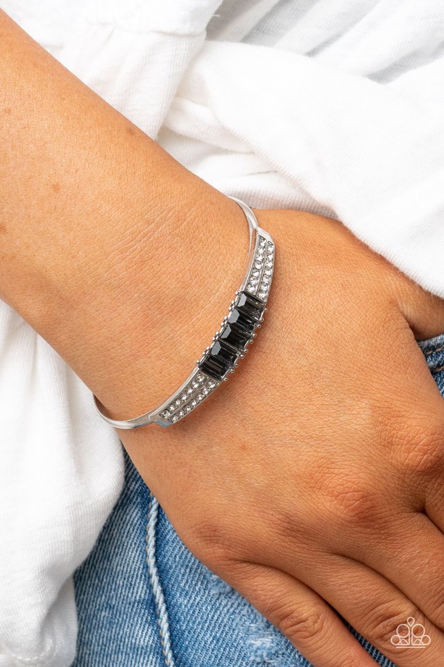 Spritzy Sparkle - Silver - Paparazzi Bracelet Image