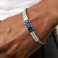 Spritzy Sparkle - Blue - Paparazzi Bracelet Image