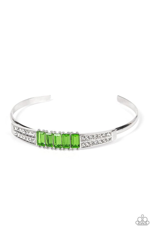 Spritzy Sparkle - Green - Paparazzi Bracelet Image