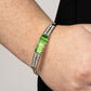 Spritzy Sparkle - Green - Paparazzi Bracelet Image