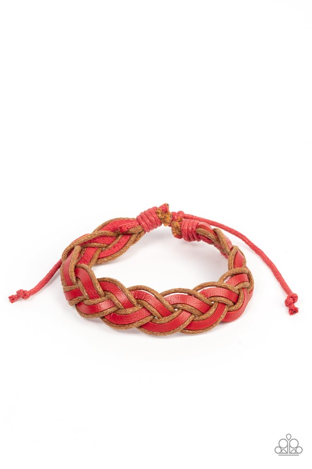 Alpine Alpha - Red - Paparazzi Bracelet Image