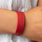 Haute Heartbeat - Red - Paparazzi Bracelet Image