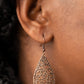 ​Vineyard Vanity - Copper - Paparazzi Earring Image
