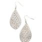 ​Vineyard Vanity - Silver - Paparazzi Earring Image