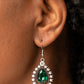 Divinely Duchess - Green - Paparazzi Earring Image