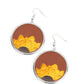 Sun-Kissed Sunflowers - Brown - Paparazzi Earring Image