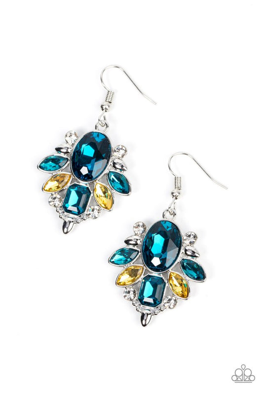 Glitzy Go-Getter - Multi - Paparazzi Earring Image