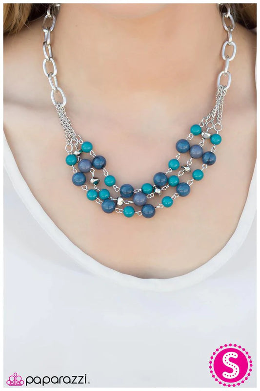 Paparazzi Necklace ~ The Best Is Yet To Come - Blue