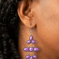 Bay Breezin - Purple - Paparazzi Earring Image