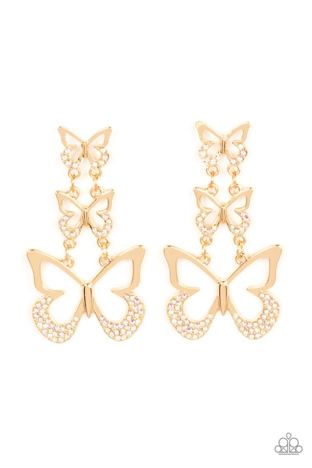 Flamboyant Flutter - Multi - Paparazzi Earring Image