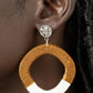 Thats a WRAPAROUND - Brown - Paparazzi Earring Image